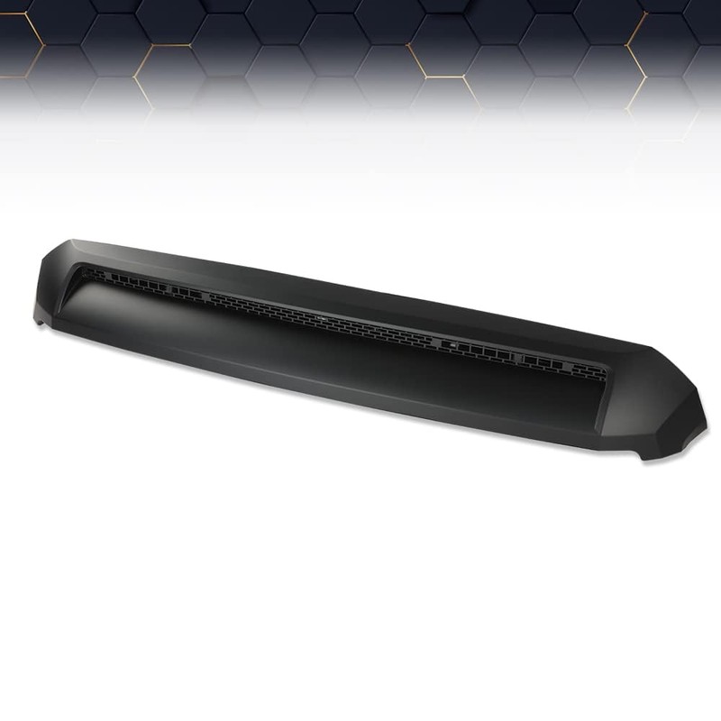 PIT66 Front Upper Hood Bulge Molding Glossy Compatible with 2014