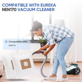 20 Pack NEN170 vacuum bags for Eureka vacuum cleaner,Specialized Compatible with NEN170 bagged canister vacuum cleaner