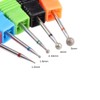 MZCMSL 5PCS Nail Drill Bits Ball Head 3/32 Diamond Cuticle