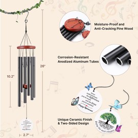 BeauGift Retirement Gift for Women Men, Retirement Wind Chimes, Funny Retirement Gifts for Women Teacher Friend Boss Coworkers, Retired Leaving Farewell Going Away Goodbye Gifts