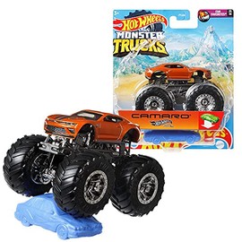 Mattel Monster Trucks | Hot Wheels | 1:64 Die-Cast Vehicles | Cars, Vehicle: Camaro