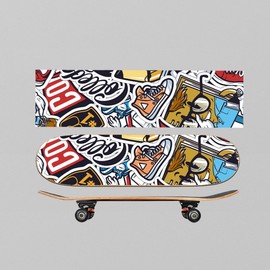 LMYEE Skateboard Grip Tape, Black Griptape Sheet 9 x 33 Inch 2 Pack, Non Slip Bubble-Free Skateboard Sandpaper, Scooter Grip Tape, Nice Packgae Without Foldable Mark (2 Pieces, Black) (Book)