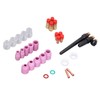 TIG Welding Torch Accessories Glass Cups Gas Lens Chuck Alumina