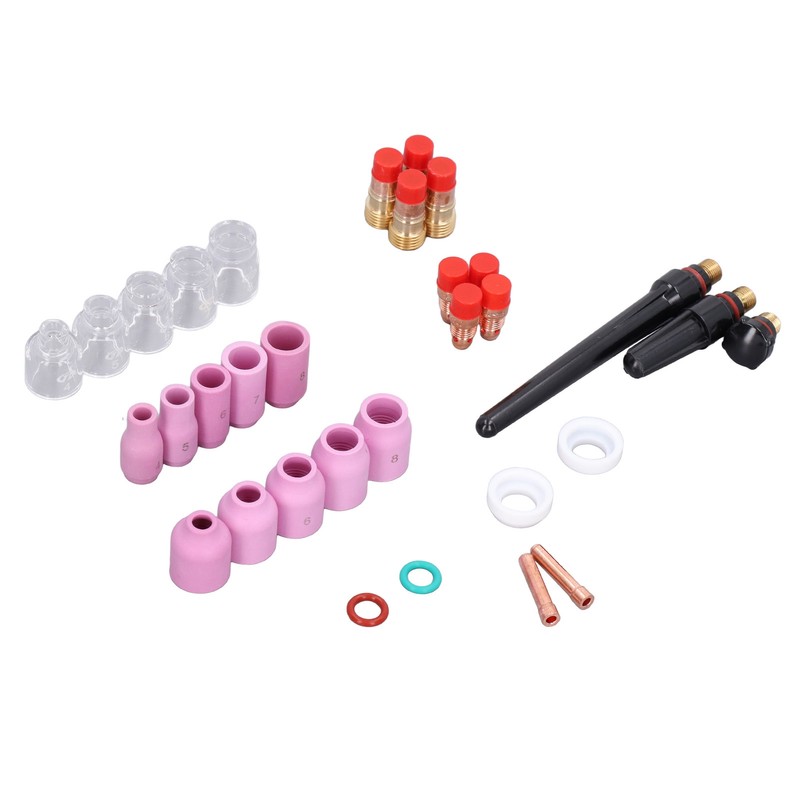 TIG Welding Torch Accessories Glass Cups Gas Lens Chuck Alumina