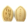 木彫 of Buddhist Buddha/Buddha 香合 Bishamonten Tsuge