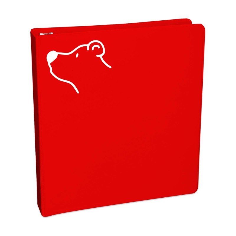 Bargain Max Decals Simple Polar Bear Outline Sticker Decal Notebook