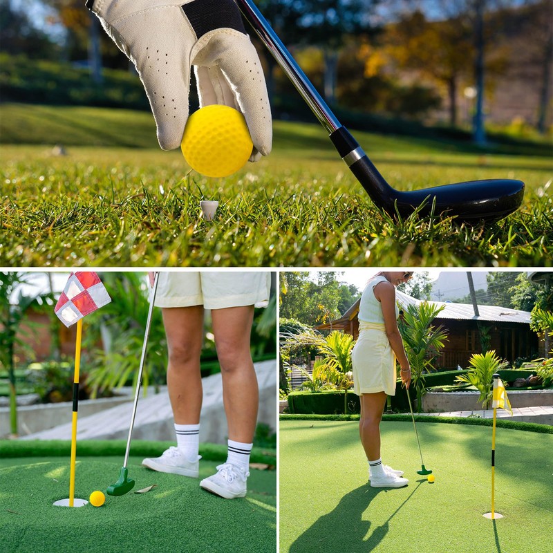 WeeGoo 50 Pack Yellow Foam Golf Balls Soft Golf Practice