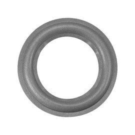 Rebower Speaker Foam Edge Surround Rings Rubber Perforated Subwoofer Rings Replacement Parts [for Repair or DIY Speaker Decoration] - 4.5inch / Black