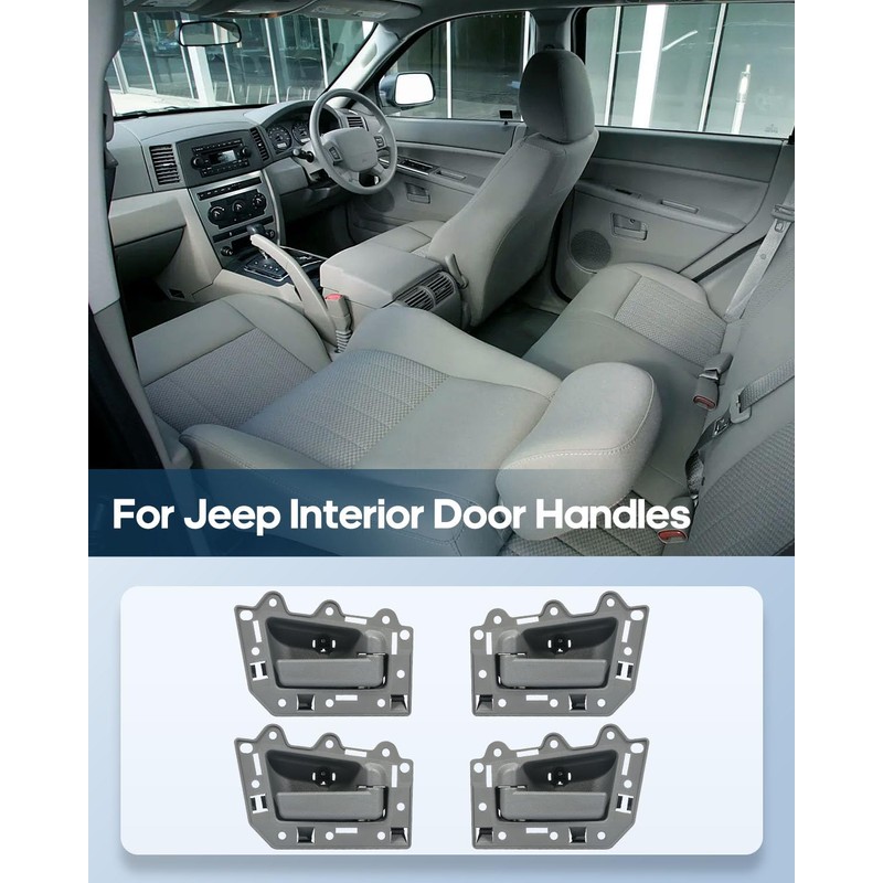 ECCPP Door Handles Interior Inside Inner Driver Passenger Side for