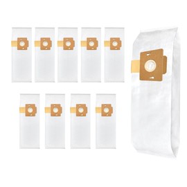 10Pack Type F HEPA Vacuum Bags for Simplicity Freedom F3300,F3400,F3500,F3600/SF1 & Riccar Supralite R10E/ Rsl1/Rsl1a/Ral1ac/Rsl2/Rsl3/Rsl3c/Rsl4/Rsl5/Rsl5c Uprights Part RFH6 RSL-6 SFH6