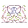 Iris Stencil - 25.5 x 16.5 cm (M) - Reusable