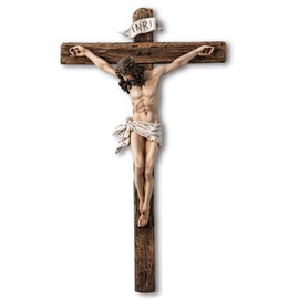 DevotedWalls 12" H Florentine Crucifix（Full Color）