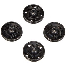 Prym Sew-On Snap Fasteners Brass Black 17 mm