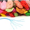 20 New Silk Hand Embroidery Thread Skein, 20 Colours, Large