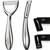 SUCCFLY Vegetable Peeler Stainless Steel，Ultra Sharp Potato Peelers for Kitchen,