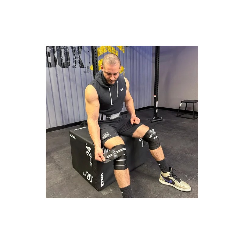 Vendas Rodilla Para Gimnasio, Knee Wraps Para Gym, Crossfit Color