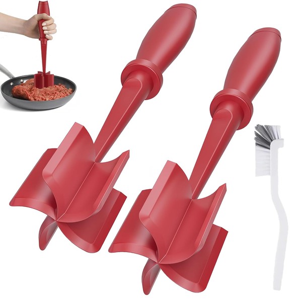 2 Pcs Meat Chopper, Ground Beef Chopper Tool, Heat Resistant