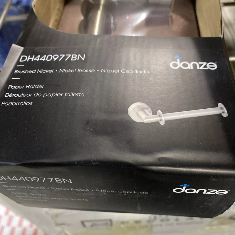 Danze Toilet Paper Holder, DH440977BN, Brushed Nickel Finish. S2