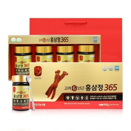 Hansamsu 6-year-old Korean red ginseng extract 365 gift set of 4 bottles, 960g, 1 box / 한삼수 6년근고려홍삼정 365선물세트4병, 960g, 1박스