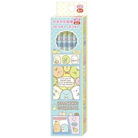 Sumikko Gurashi Shakikata Pencils (2B, Red) Comics Happy School (10 x 2B Pencils, 2 Red Pencils)