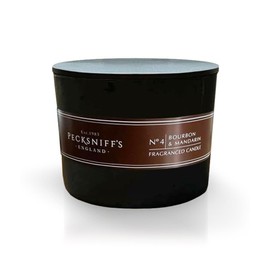 Pecksniffs Black Tall Bourbon & Mandarin Scented Candle | 3 Wicks, 283g/9.9oz
