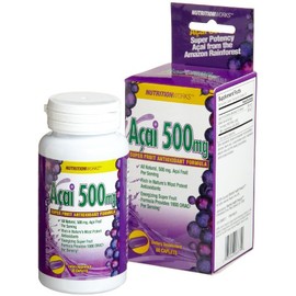 Nutrition Works Acai (500mg) Super Fruit Antioxidant Formula, 60-Count Caplets