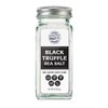 Italian Black Truffle Sea Salt 4 oz. Glass Shaker by