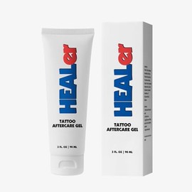 HEALer Tattoo Aftercare Balm – Tattoo Healing Ointment with Aloe & Vitamin E – Soothing Moisturizer for New Tattoos & Piercings – Non-Greasy Natural Tattoo Balm – 1oz