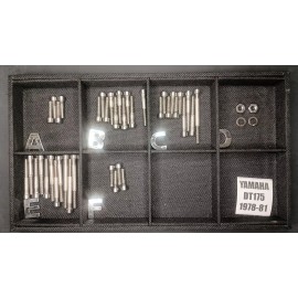 Stainless Cycle Yamaha DT175  1978-1981 Stainless Bolt Screw Engine  Kit Set Polished DT 175