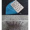 Buwei Universal Aluminium Car Floor Mat Patch Non-Slip Heel Plate