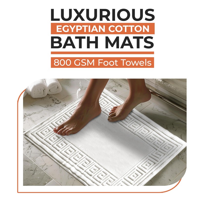 Stars and Stripes Egyptian Luxury 100% Cotton Bath Mats 800