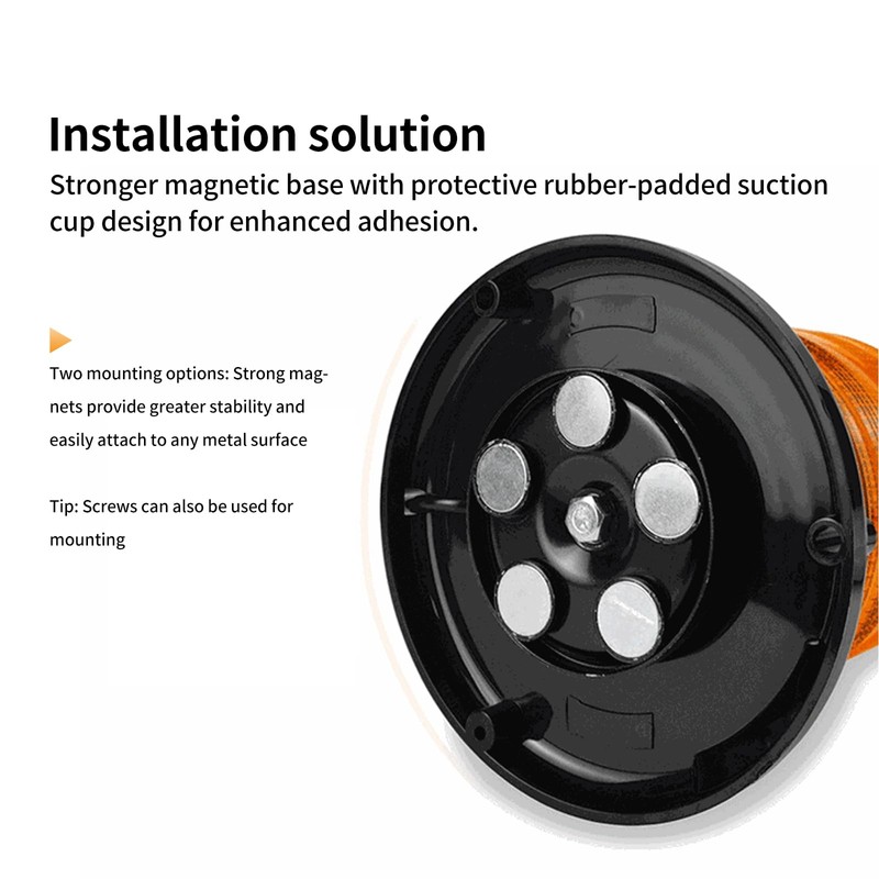 FXETRNL Round Roof Top Strobe Light - High Visibility 60