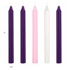 Mega Candles 5 pcs Unscented Christmas Advent Candles Set, Hand