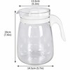 Glass Pitcher with Lid,77Oz Glass Water Pitcher,Heat Resistant Tea Pitcher