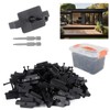 Yeipower 600PCS Hidden Fasteners Composite-Deck - Universal Nylon Composite Decking