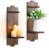 Walasis Large Candle Sconces Shelf for Farmhouse - 19.7 Inch