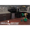 Drillbrush Original, 4in, & 2in Green Brushes - Medium Stiffness