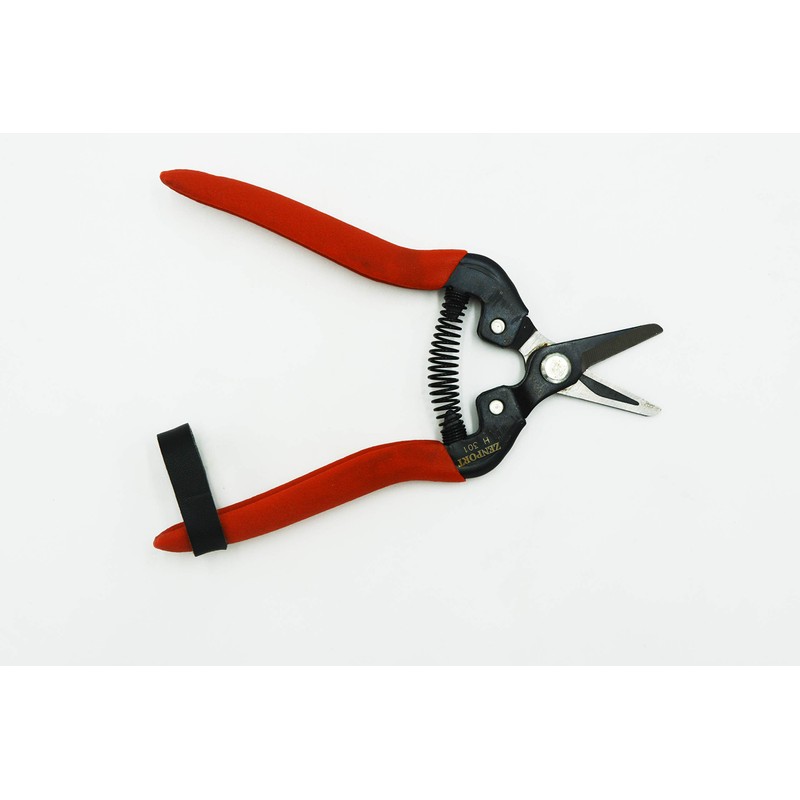 Zenport H301 Harvest Shear, Short Straight Carbon Steel Blade