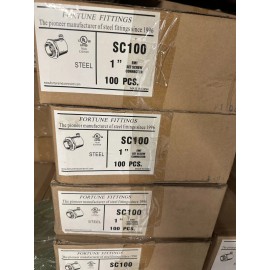 AFC UL Listed Steel Set Screw Connectors - EMT Conduit (1" (100-Pack))