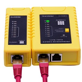 Tester Probador Cable De Red y telefónico prueba cable normal y blindado Rj45 Rj11