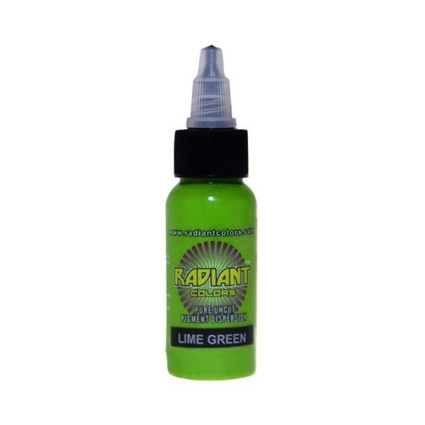 Radiant Colors - Lime Green - Tattoo Ink 1oz Made in USA
