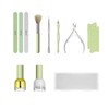 Nail Cuticle Care Tools Kit with Nail Files Buffer Stainless