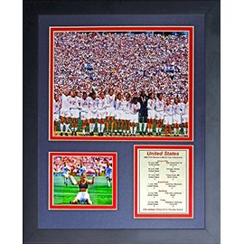 World Cup Soccer United States Team USA Women's 1999 Champions Legends Never Die Framed Photo Collage, 11" x 14", Champions Color