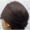 Fashionable Hair Cap Tulle Mesh 155 (Dark Brown)
