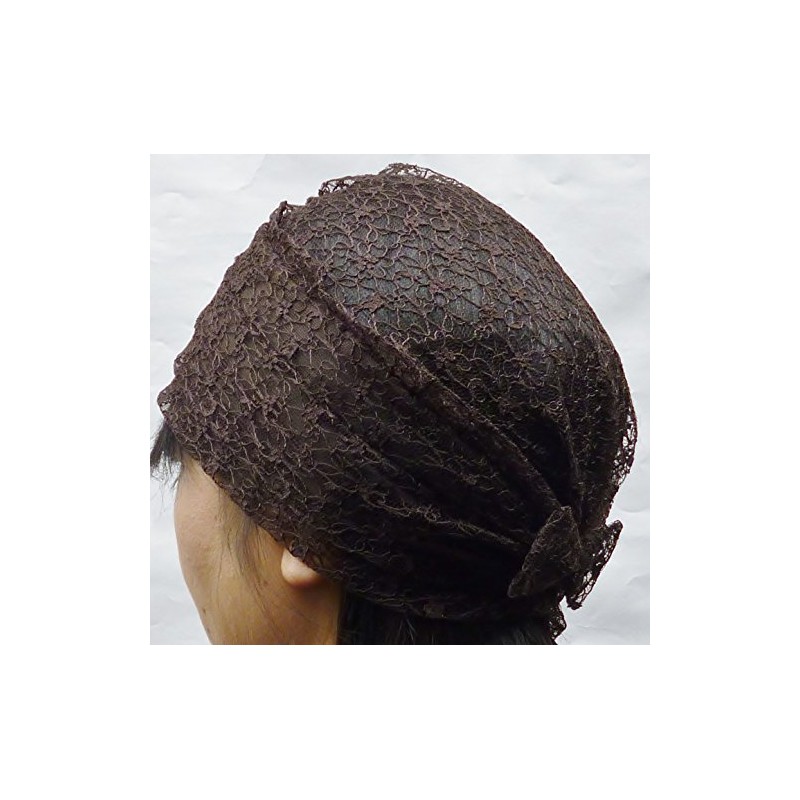 Fashionable Hair Cap Tulle Mesh 155 (Dark Brown)