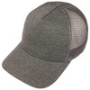 Atlantis Rapper Jersey Mid Visor Trucker Cap - Dark Grey
