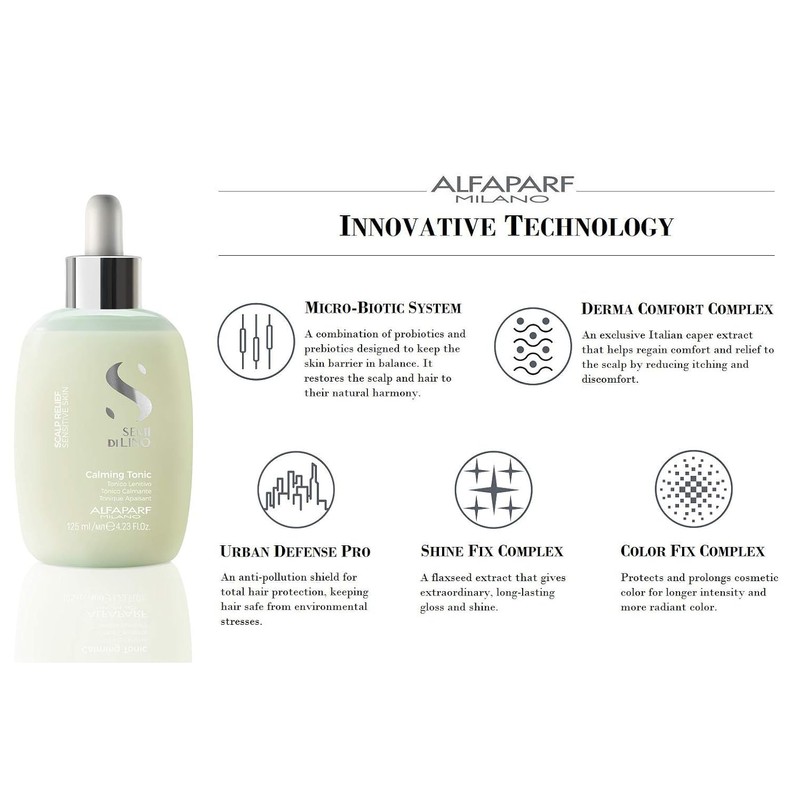 Alfaparf Milano Semi Di Lino Scalp Relief Calming Shampoo and