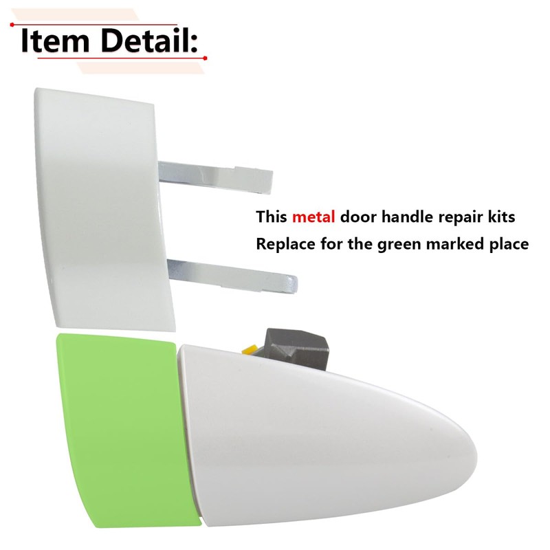 RLB-HILON Metal Right Door Handle Repair Kits Compatible with Honda