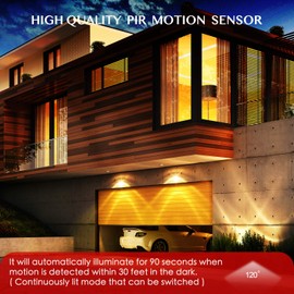 Sengled Motion Sensor Flood Lights Outdoor Dusk to Dawn Security Light Bulbs, E26 PAR38 Motion Activated 3000K Warm White, 1050LM, Waterproof LED Light Bulbs for Porch, Driveways, 4 Pack 4rd Gen