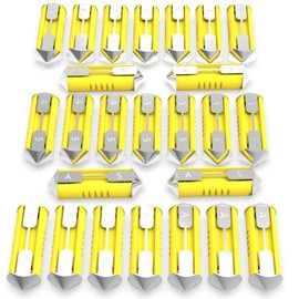 AUPROTEC Torpedo Fuse 5A - 40A Selection: 5A Amps Yellow, Pack of 25